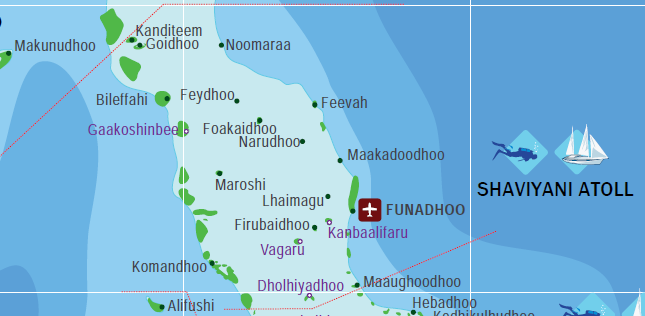 shaviyani atoll map