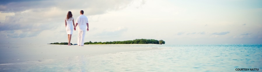 sandbank wedding maldives